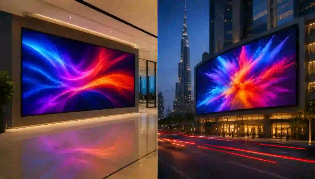 Indoor vs Outdoor LED Screen: Which One Does Your Business Need in Dubai, UAE?​