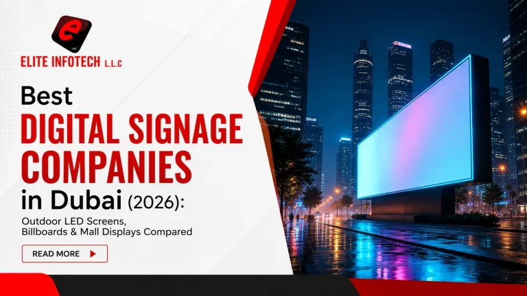 best digital signage companies in dubai