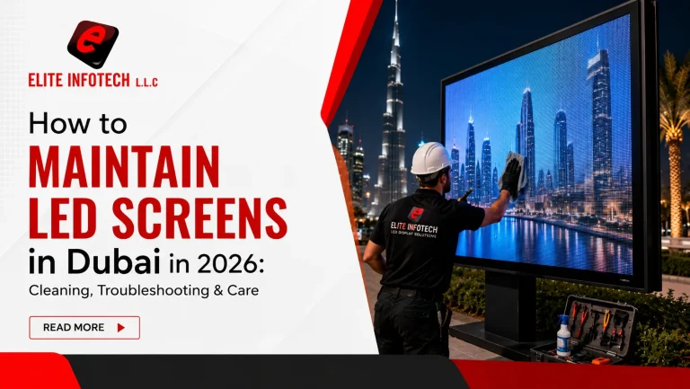 led screen maintenance in dubai