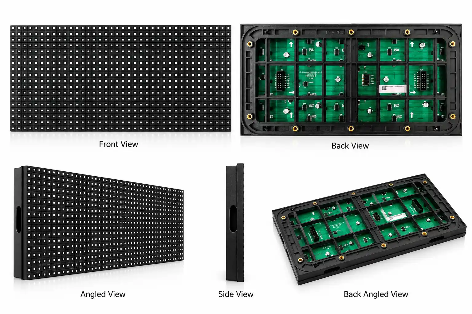 Dahua IFS-EOA8S-C P8 LED module front back side and angled views